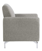 Venture Brown Textured Fabric Chair