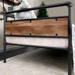 Vidar Sand Black Metal/Wood Twin Daybed