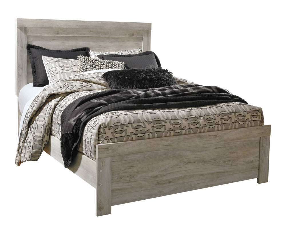 Bellaby Whitewash Wood Queen Panel Bed