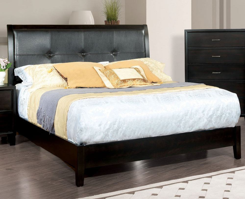 Enrico I Espresso Wood Full Platform Bed