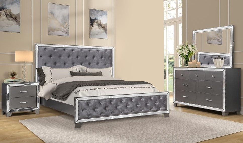 Beronica 5-Pc Sedona Silver King Bedroom Set