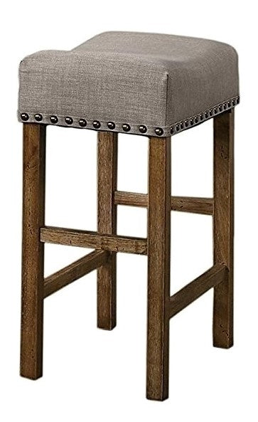 Janet 2 Driftwood Wood Counter Height Stools