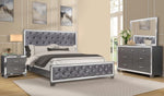 Beronica 5-Pc Sedona Silver Cal King Bed Set