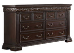 Africa Dark Cherry Wood Dresser