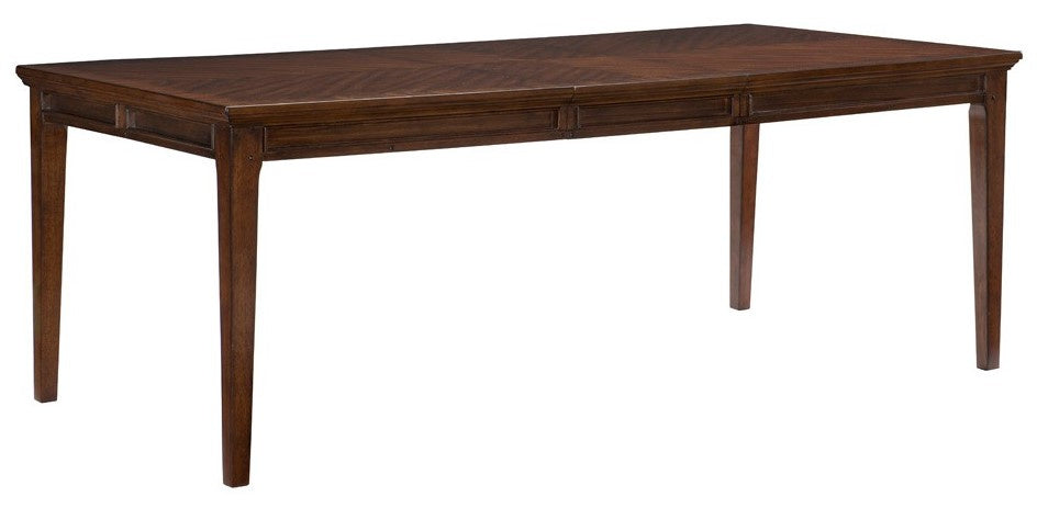 Frazier Park Brown Cherry Wood Extendable Dining Table