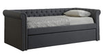 Lyda Gray Fabric Twin Daybed with Trundle