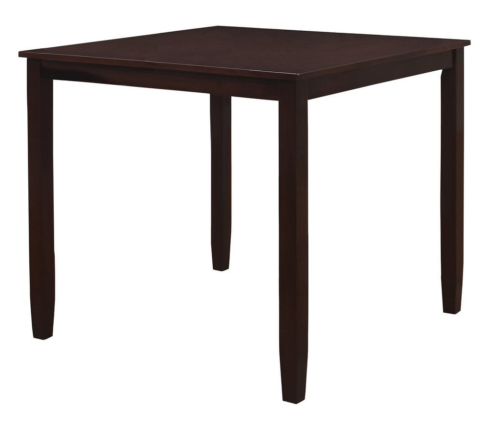 Agnetha Espresso Wood Counter Height Table