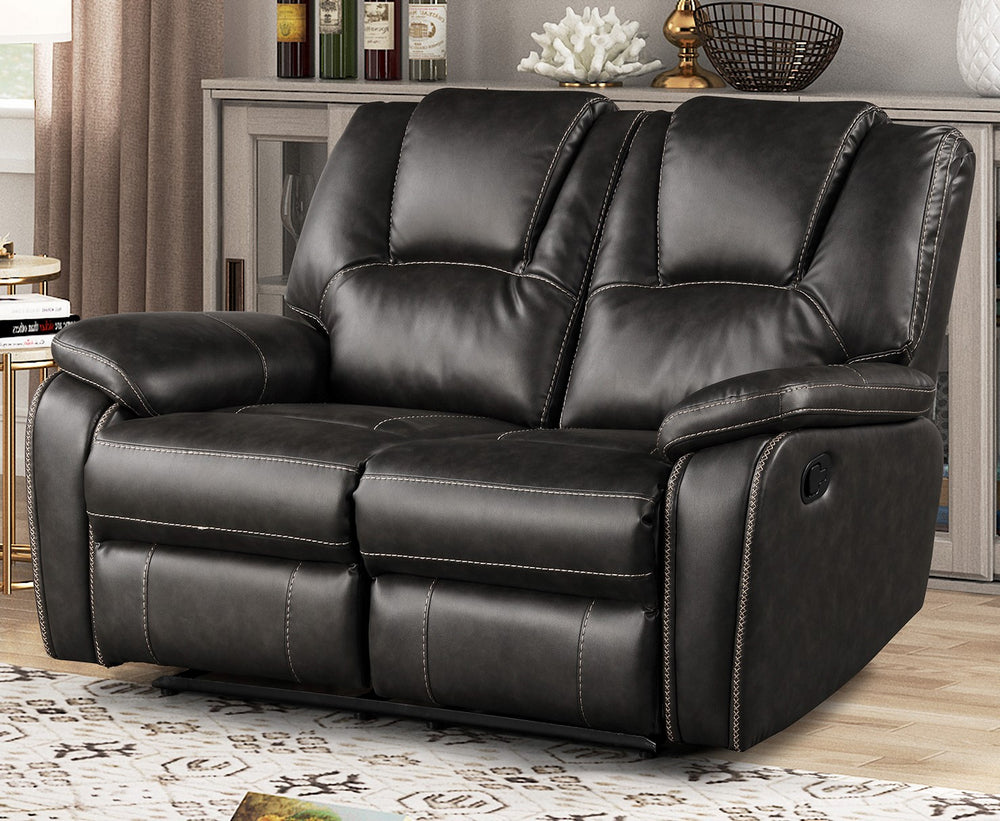 Devorah Gray Manual Recliner Loveseat