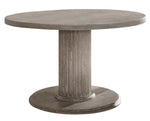 Jessica Vintage Grey Wood Round Dining Table