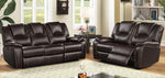 Devorah 2-Pc Dark Brown Power Recliner Sofa Set