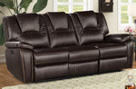 Devorah 2-Pc Dark Brown Power Recliner Sofa Set