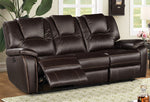 Devorah 2-Pc Dark Brown Power Recliner Sofa Set