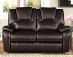 Devorah 2-Pc Dark Brown Power Recliner Sofa Set