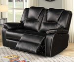 Devorah 3-Pc Black Power Recliner Sofa Set