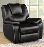 Devorah 3-Pc Black Power Recliner Sofa Set