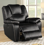 Devorah 3-Pc Black Power Recliner Sofa Set