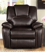 Devorah 3-Pc Dark Brown Power Recliner Sofa Set