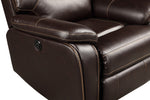 Devorah 3-Pc Dark Brown Power Recliner Sofa Set