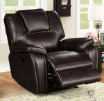 Devorah 3Pc Dark Brown Manual Recliner Sofa Set