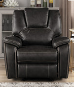 Devorah Gray Air Leatherette Manual Recliner