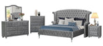 Emma Grey Crushed Velvet Dresser