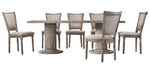 Jessica Vintage Grey Wood Dining Table