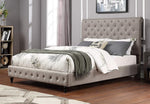 Kathy Gray Fabric King Platform Bed