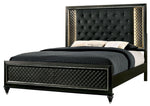 Demetria Gray Wood Cal King Bed (Oversized)