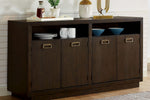 Caterina Dark Walnut Wood Server