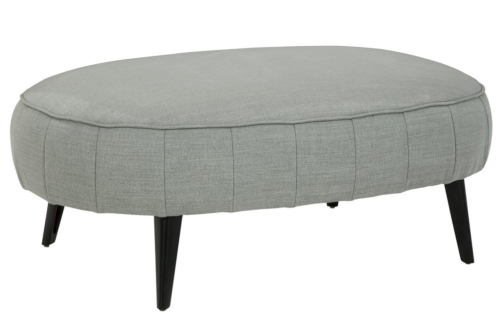 Hollyann Gray Oversized Accent Ottoman