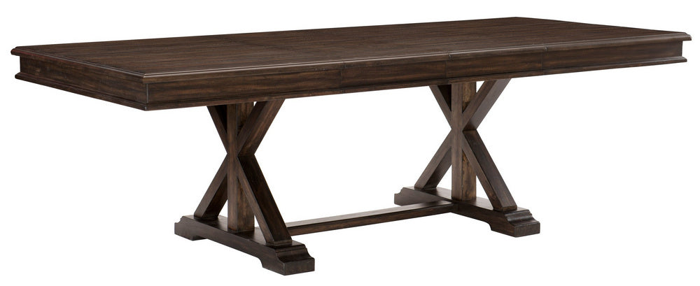 Cardano Driftwood Charcoal Wood Extendable Dining Table