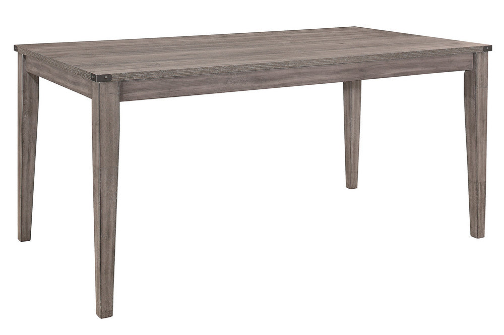 Woodrow Gray Wood Rectangular Dining Table