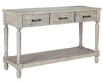 Shawnalore Whitewash Wood Sofa Table