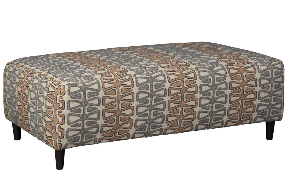 Flintshire Auburn Oversized Accent Ottoman