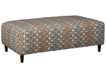 Flintshire Auburn Oversized Accent Ottoman