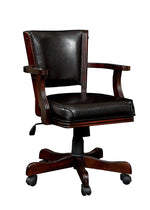 Rowan Cherry Leatherette Arm Chair