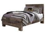 Derekson Multi Gray Wood Full Panel Bed