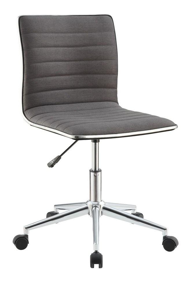 Glynis Grey Fabric Upholstered Office Chair