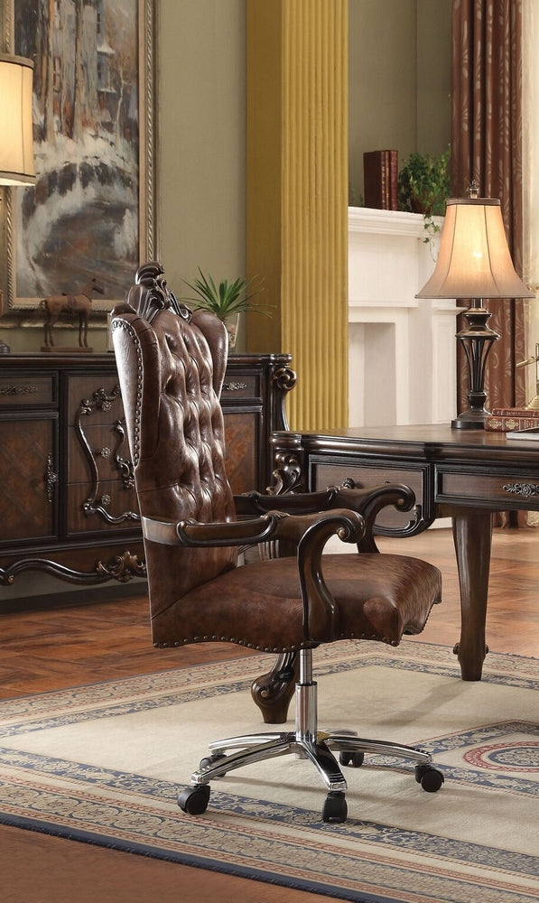 Versailles Light Brown/Cherry Oak Swivel Executive Chair