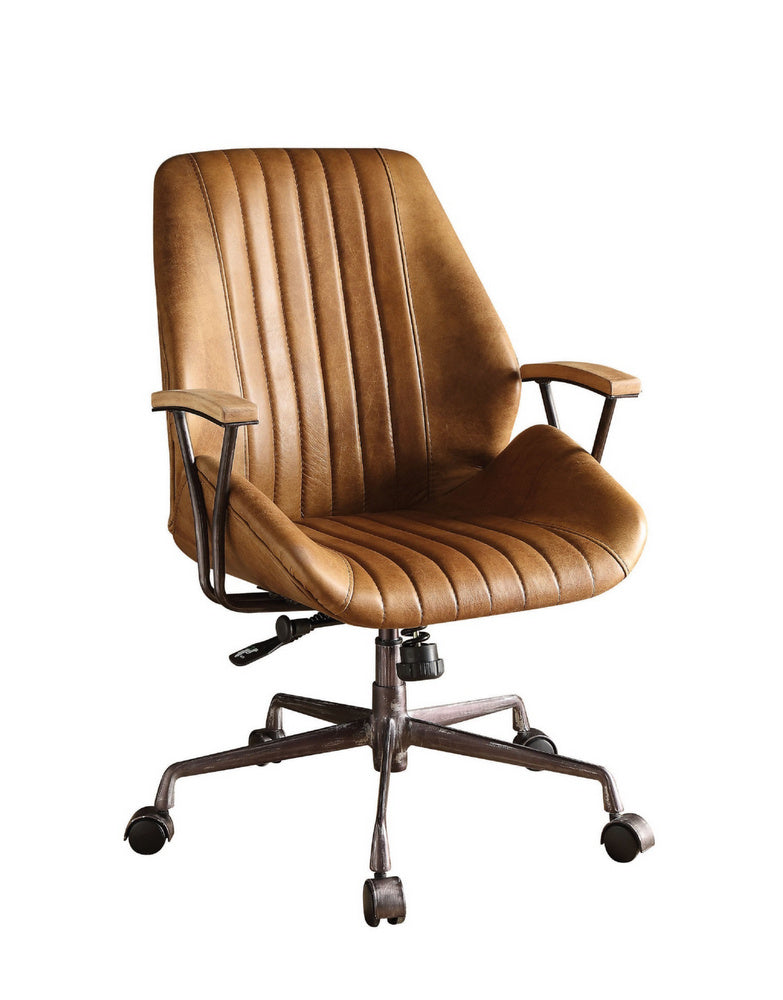 Hamilton Coffee Top Grain Leather Executive Office Chair