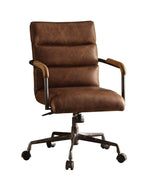 Harith Retro Brown Top Grain Leather Executive Office Chair