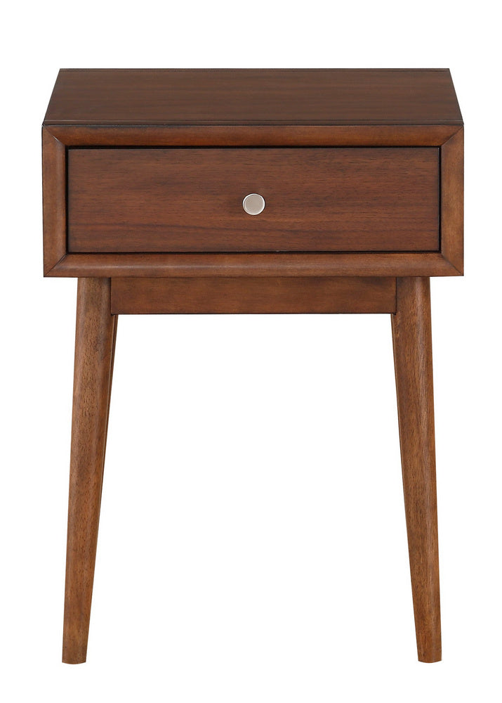 Frolic Brown Wood End Table with Drawer