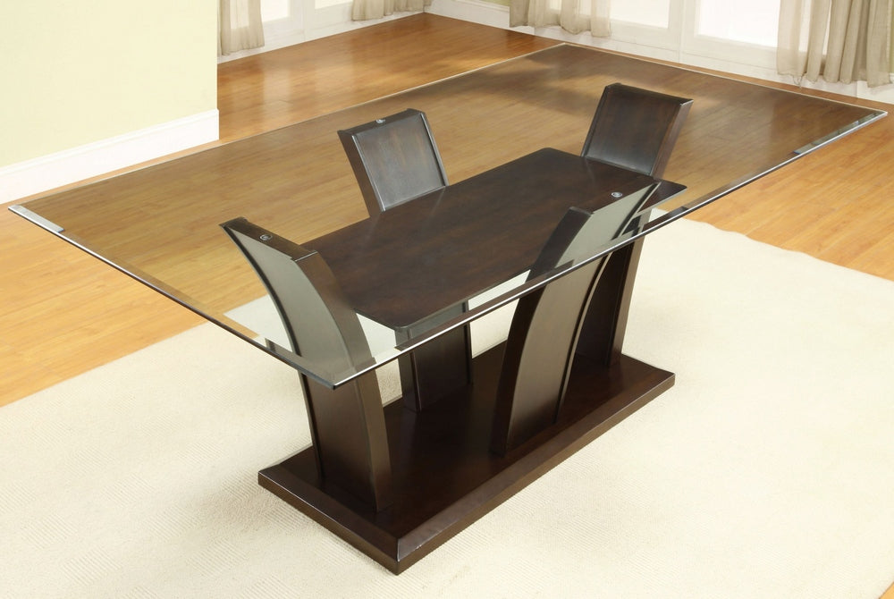 Manhattan Dark Cherry Rectangular Dining Table