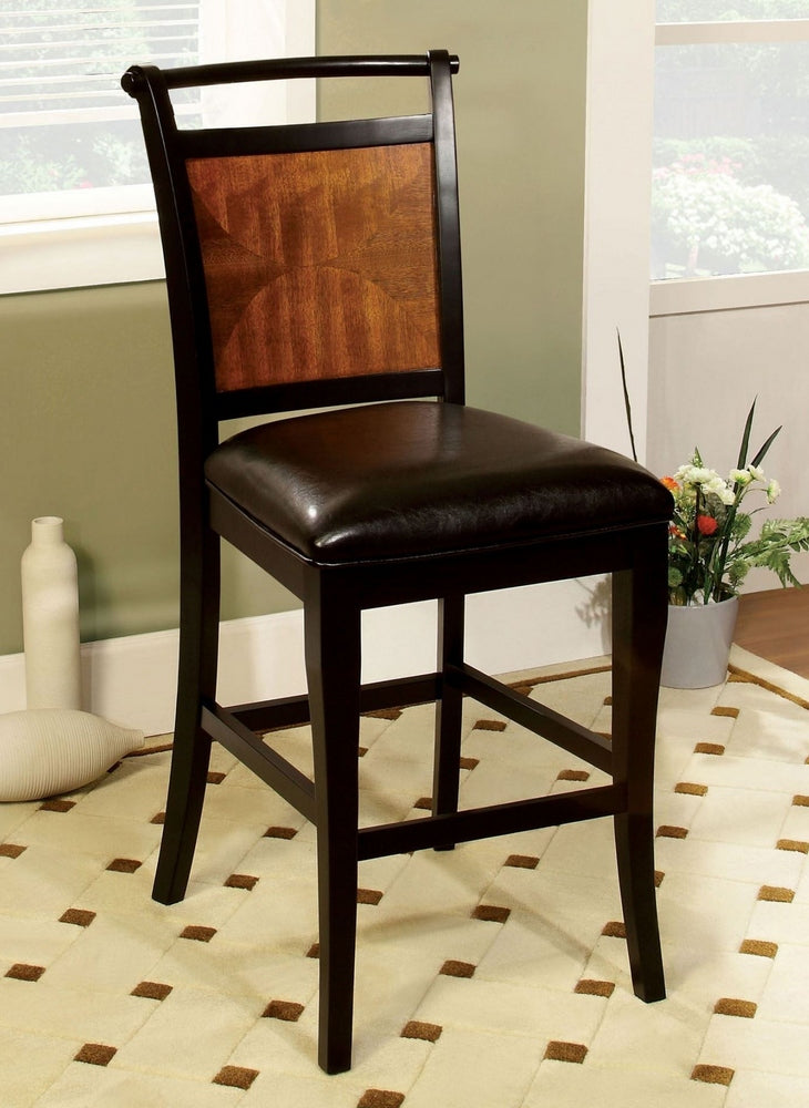 Salida 2 Acacia & Black Counter Height Chairs