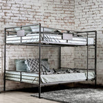 Olga I Black Metal Queen/Queen Bunk Bed