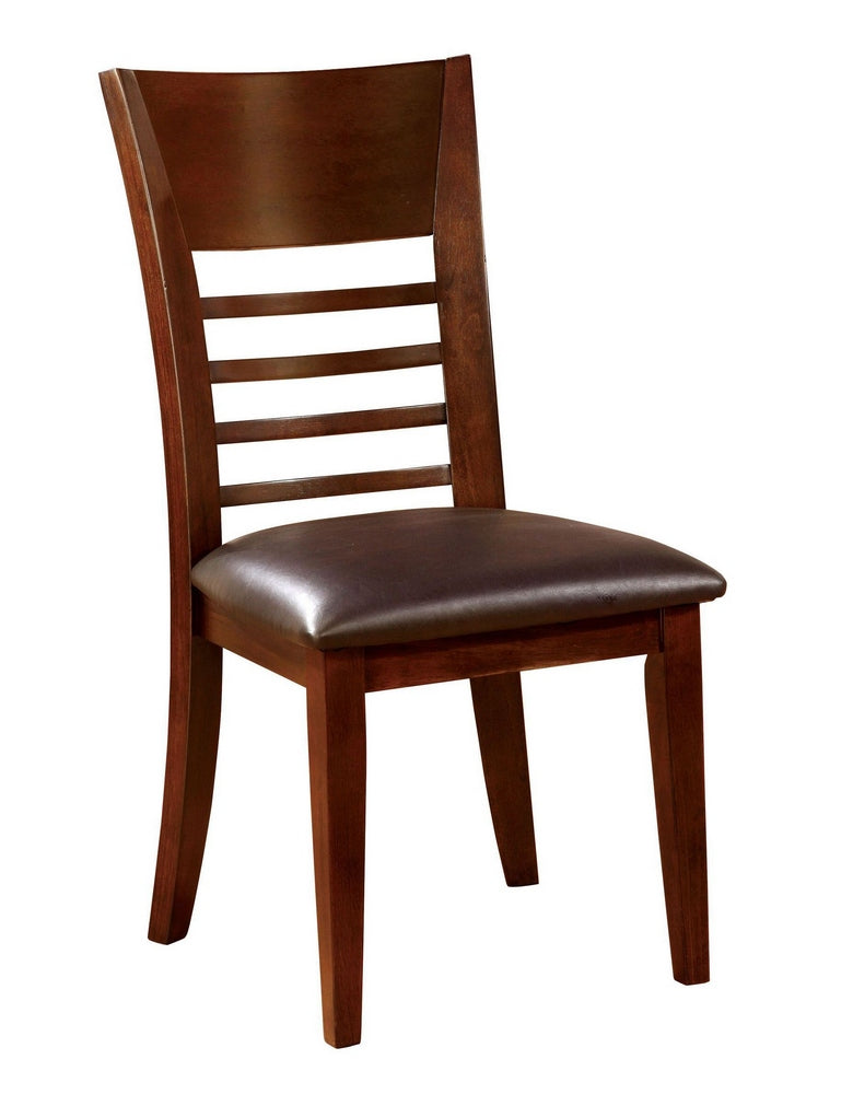 Hillsview 2 Brown Cherry Finish Side Chairs