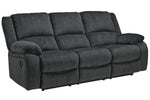 Draycoll Slate Manual Recliner Sofa