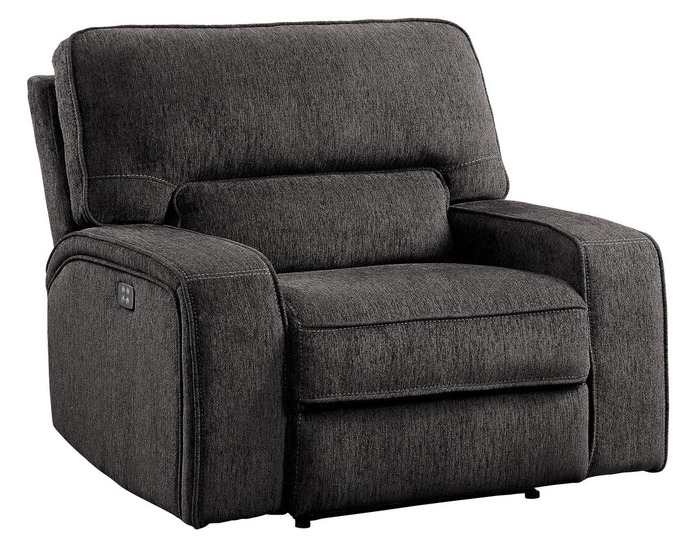 Borneo Chocolate Fabric Power Recliner