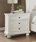 Laurelin Solid White Nightstand