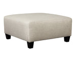 Hallenberg Fog Fabric Oversized Accent Ottoman